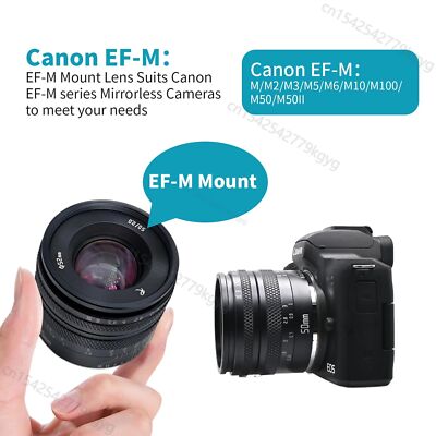 AstrHori 50mm F2.0 Full frame Lens for Canon RF EF-M Nikon Z sony