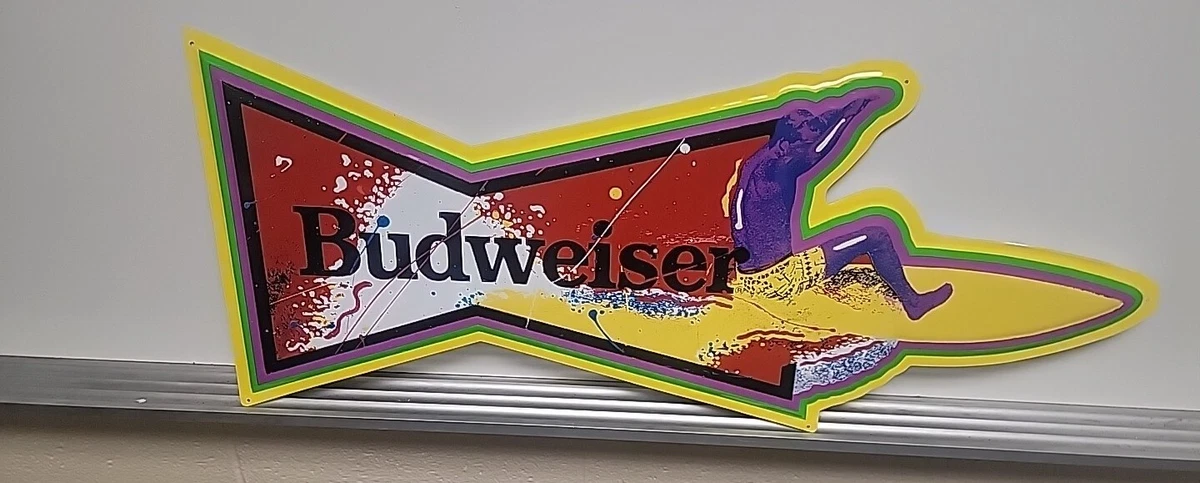 Beer Surfboard In Collectible Budweiser Signs & Tins for sale | eBay