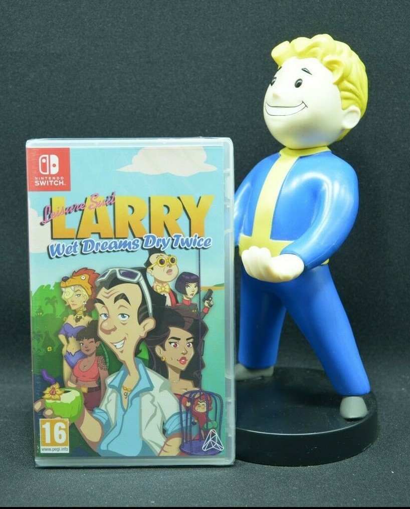 Nintendo Interruttore Gioco Leisure Suit Larry Wet Sogni Dry Twice Nuovo Ovp