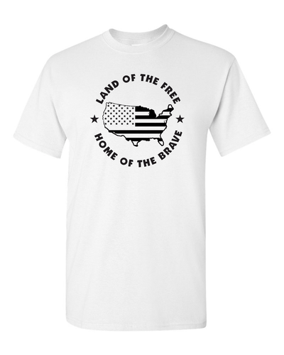 Land of the Free Home of the Brave T-Shirt 2nd Amendment Tees Military Tees - Bild 6 von 7