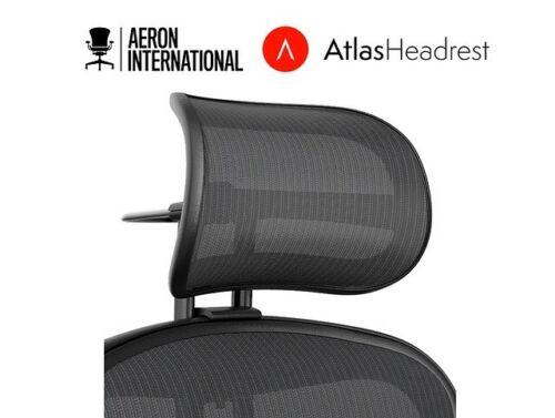 Atlas Aufhängung remasterte Kopfstütze Herman Miller Aeron Onyx - Bild 1 von 2