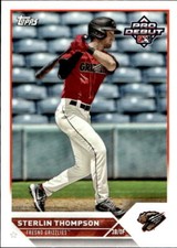 Topps Pro-Early 2023 FCL Baseball Card #PD-185 Sterlin Thompson