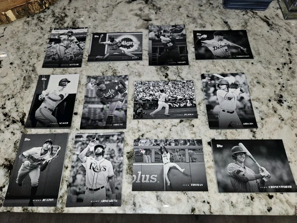 2022 Topps Black & White Baseball YOU PICK CARDS Acuna Jr. Griffey Jr Ryan - Image 2 of 4