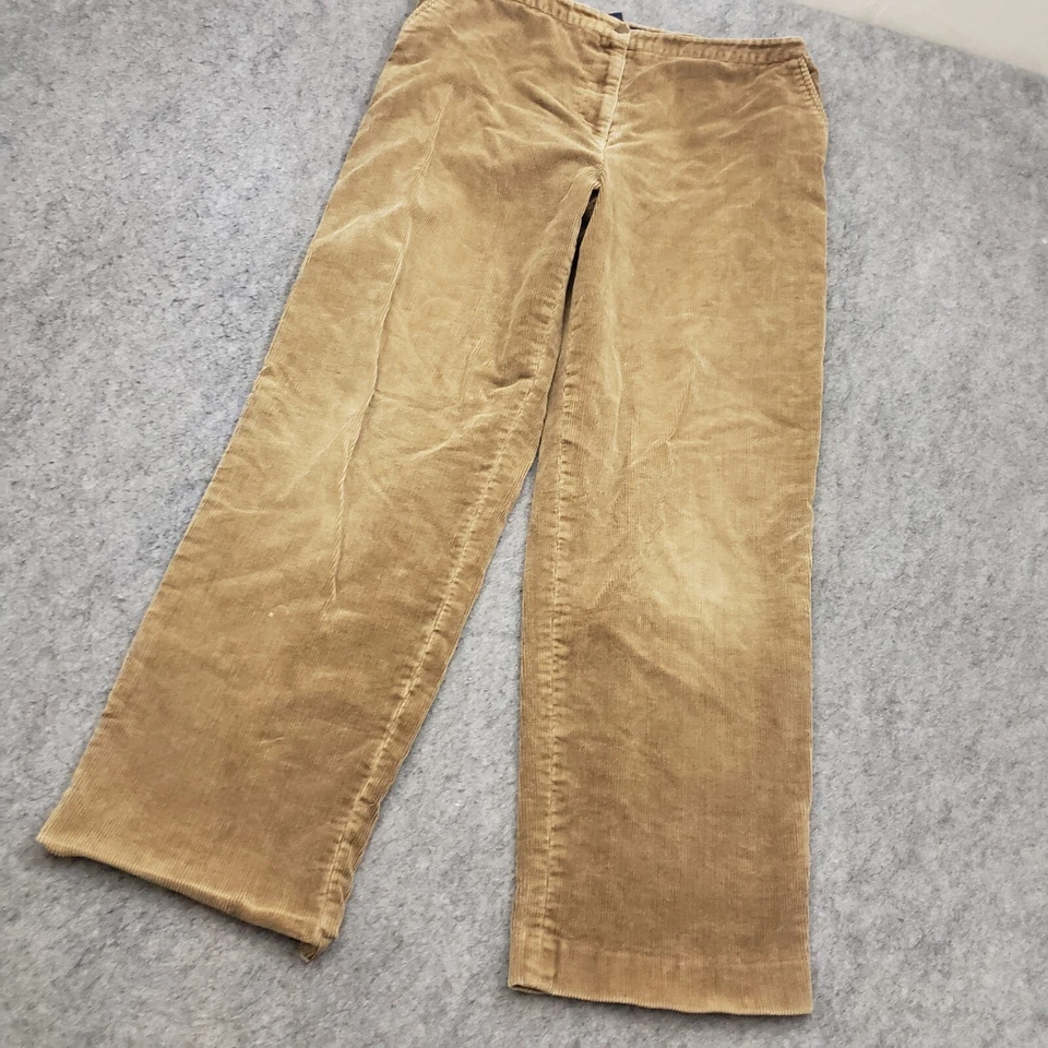 Charter Club Pants Womens 14 Brown Corduroy Straight Baggy Casual Ladies 32x28 * - Image 2 of 4