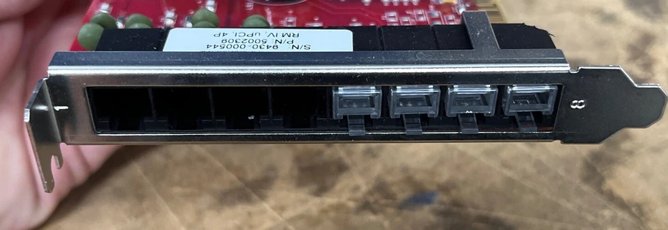 COMTROL CORPORATION ROCKETMODEM IV V.92 8 PORT SERVER MODEM PN 5002309 - Image 3 of 4