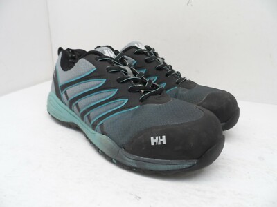 HELLY HANSEN Women's Adel Aluminum Toe C.P. Safety Shoe Black/Blue Size 8M