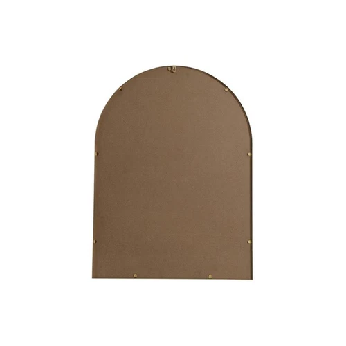 Elegant Decor Ayra 27x36" Arch Modern MDF Wood/Iron Mirror in Brass - Picture 4 of 9