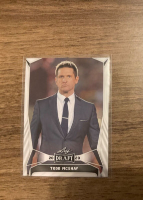 2023 Leaf Draft Football Todd McShay #30 ESPN