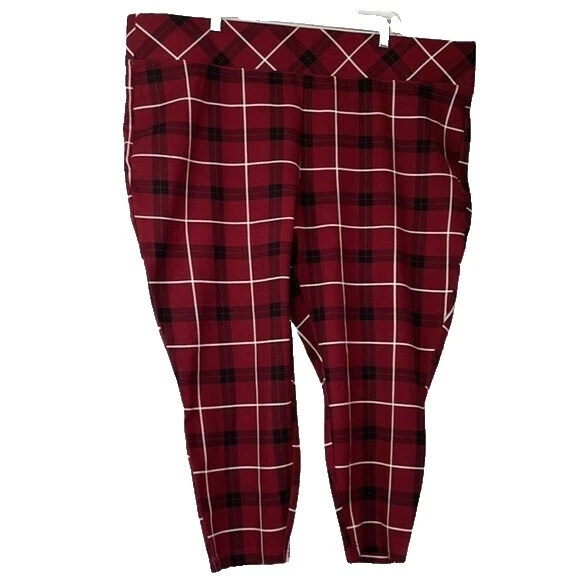 Pantalones a Cuadros Talla Grande para Mujer
