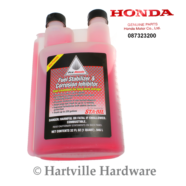 Genuine Honda 087323200 Fuel Stabilizer & Corrosion Inhibitor 32 Oz