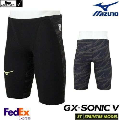 MIZUNO Men's SWIMSUIT GX-SONIC V ST SPRINTER Model N2MB0001 Black 5 sizes  2022