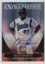 2011 Donruss Elite Extra Edition Prospects 523/750 Brian Goodwin #P-38 Auto sh7