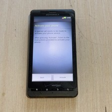 Motorola Droid X 6.5GB Black Verizon“UNTESTED” Turns On Working Buy/Sold As Is.
