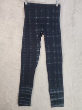 SPANX Blue Green Look At Me Now Cropped Seamless Leggings Medium