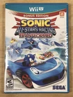 Sonic & All-Stars Racing Transformed Nintendo Wii U 2012 Brand New Sealed