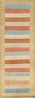 Striped Oriental 7 ft Runner Rug 3x7 Wool Hand-knotted Contemporary Carpet