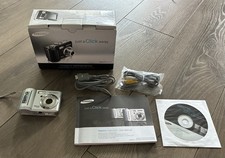 Samsung Digital Camera Digimax S600 6.0MP Silver Tested With Box