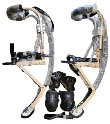 SkyRunner Adult Kangaroo Shoes Jump Stilts Spring Pogo Stilts Fitness 200-242lbs