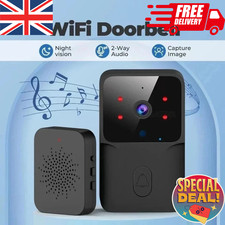 Smart WiFi Wireless Video Doorbell Security Ring Phone Camera Door Bell Intercom