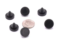 Universal 1/4" Rubber Push-In Feet  Fits 1/4" Hole w 1/2" OD & 1/8" Thick Height