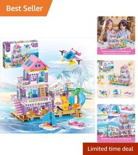 955-Piece Seaside Beach Villa Building Set - Ultimate STEM Gift for Girls 6-12
