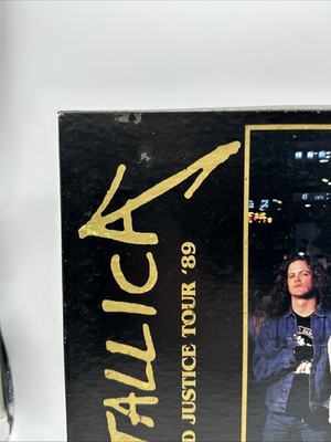 Ultra Rare Metallica Damaged Justice Tour '89 3 Vinyl Box Set 1500