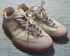 Coolway Baresi Sneakers Free People Light Green Grey Women’s Sz 6 Retro Soccer