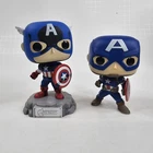 Funko POP! Marvel Captain America  Lot of 2 Collectible Bobbleheads (Loose)
