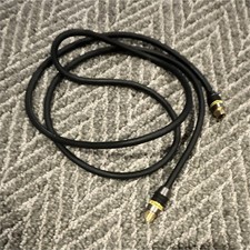 Cobalt S-Video Male to Male Cable 6 ft Black Gold Plated 1:1 Universal