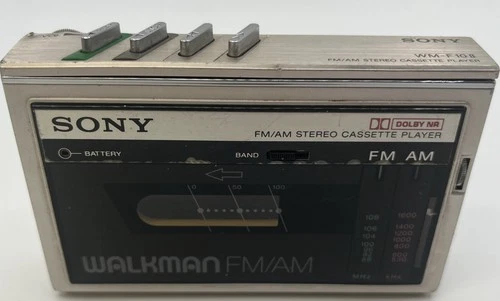 Vintage Sony Walkman Stereo Cassette Player WM-F10 II One Owner Not Tested As Is