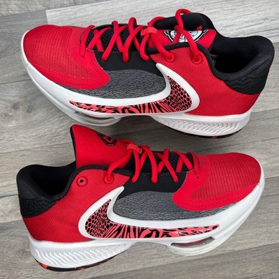 Nike Zoom Freak 4 Safari University Red/crimson Basketball Sneakers Men s Sz 8.5