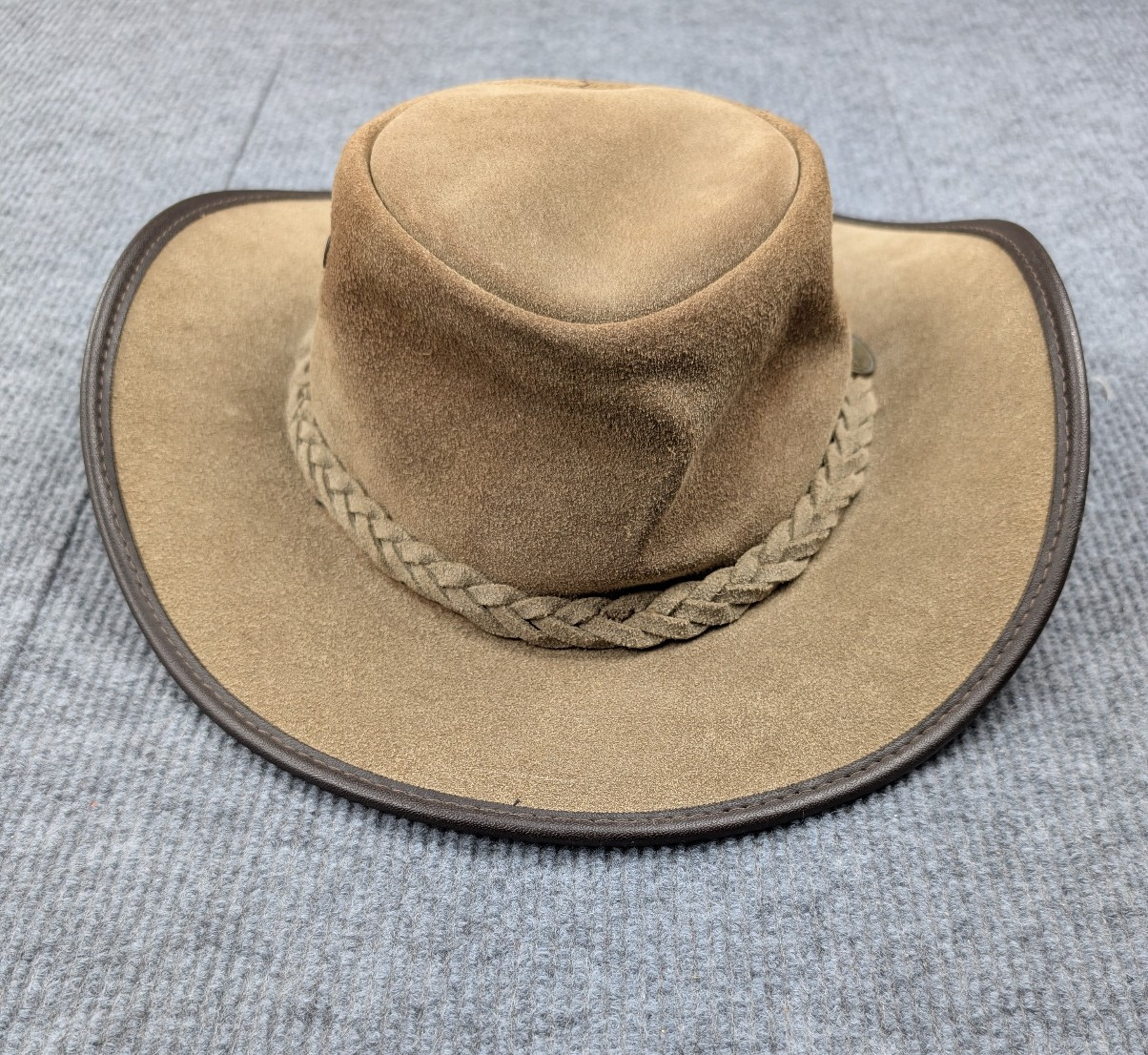 Barmah Hat Men Large Kangaroo Outdoor Waterproof Austrailia Foldaway Suede
