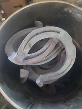 Used Extra Large Horseshoes With Heels. Qt. 10 Steel. Good Condition