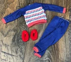 New ListingVintage KEN OFF TO BED #1413 Pajama Set with Slippers