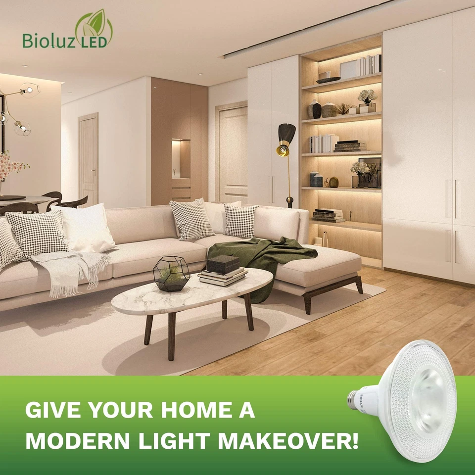 4 Pack PAR38 LED Light Bulb 90 CRI 12W = 100-120 Watt Replacement, Soft White... - Image 3 of 4