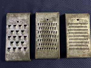 Wonder Shredder 3 Piece Over Bowl Shredder Set vintage original Jacob Bromwell