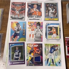 Bo Nix Rookies & Stars Rookie Crusade Red Plaid Prizm 