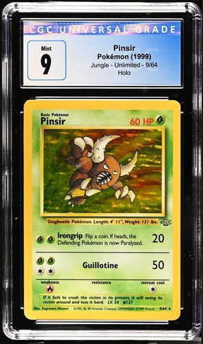 Pinsir (Unlimited) graded CGC 9 for sale on eBay