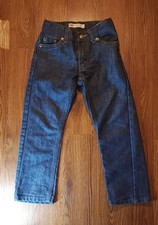 Levi s 511 Slim Fit Jeans Boys 4 5 years Regular Blue Denim Adjustable Waist