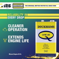 Duckhams Classic Q 10W-40 Mineral Engine Oil 5L 5.80 per litre
