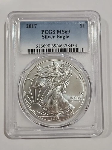 2017 American Silver Eagle PCGS MS69