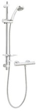 Methven Combi Thermostatic Bar Shower Valve With Rail Kit Hose + Head