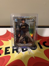 2026 Bowman Baseball Miguel Mendez 1st Chrome Reptilian Refractor San Diego