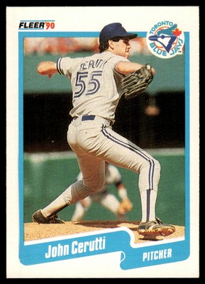 1990 Fleer John Cerutti Toronto Blue Jays #78