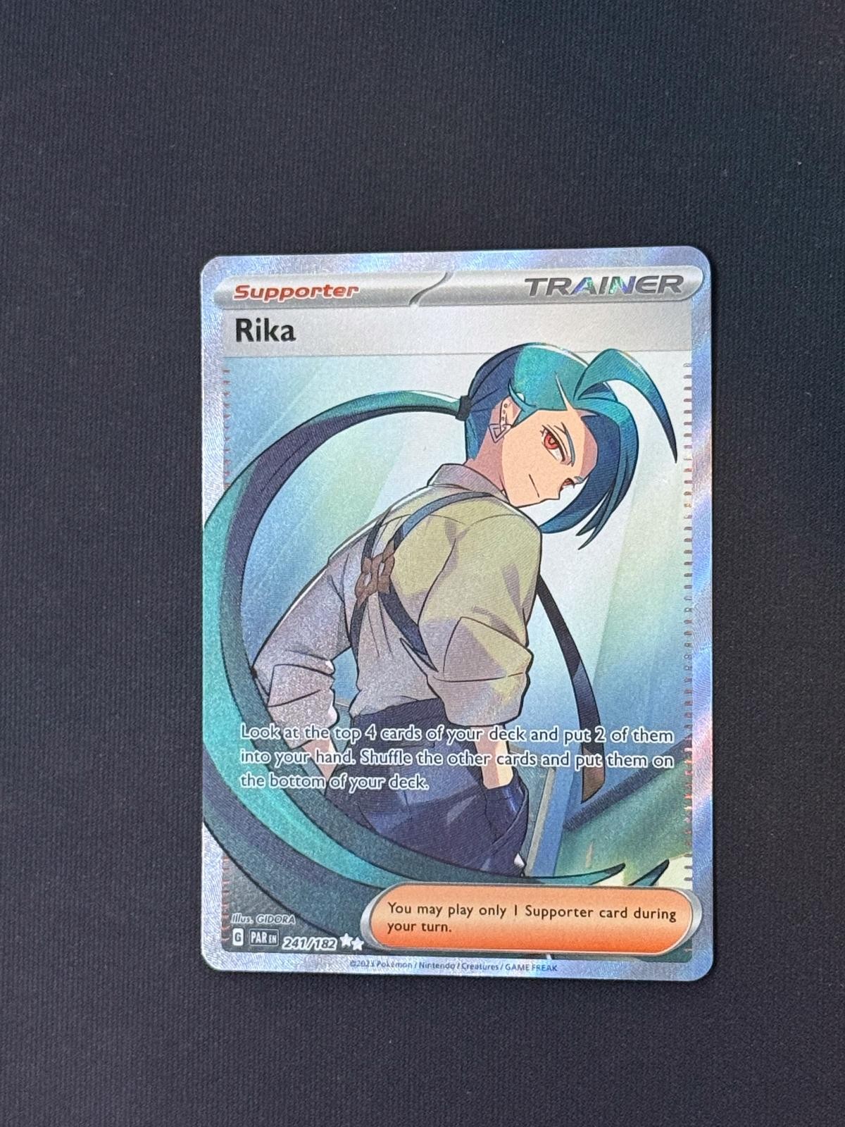Rika 241/182 Ultra Rare Paradox Rift Pokemon Holo Near Mint