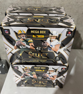 2024 Panini Select NFL Football (4) Mega Boxes Factory Sealed lot of 4 boxes