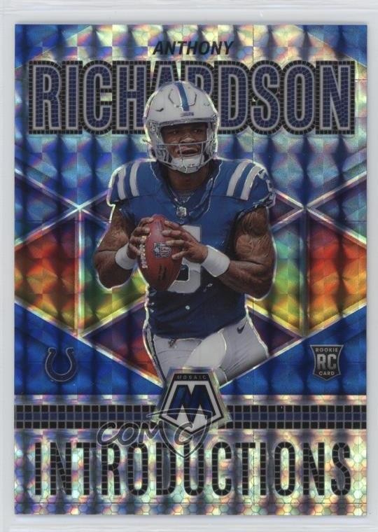 2023 Mosaic Introductions Blue Prizm 32/99 Anthony Richardson Rookie RC 19fe