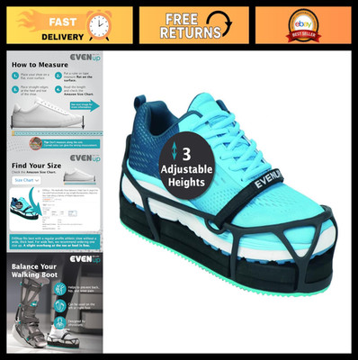 Shoe Lift for Walking Boot - Adjustable Height Shoe Balancer for Fracture Recove
