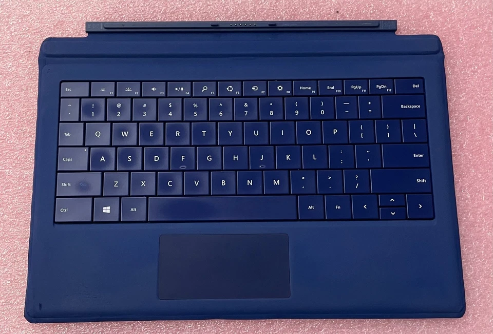 Genuine Microsoft Surface Pro 3 4 5 6 TypeCover Keyboard (1644)Blue*Read*#03 - Image 2 of 2
