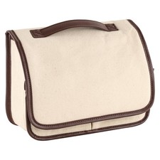Hobonichi Techo Stappo Canvas Ivory Brown Bag Pouch Organizer Lightweight Case